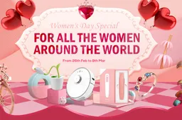 Get something nice for your girl in Geekbuying's Women's Day Special