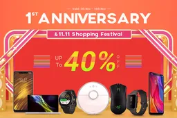 Celebrate 1st anniversary and 11.11 festival with the Geekmaxi e-shop