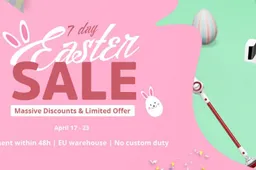 Easter 7-day sale event from the Geekmaxi coming with extra coupons