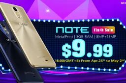 Flash Sale: Get a Geotel Note with MTK6737 and 3GB RAM for $9.99!