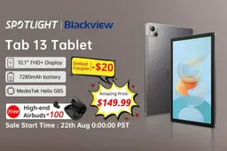 Blackview Tab 13 to Go on Sale Today: at just $149.99 it's a great deal