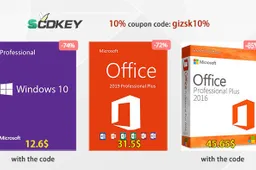 Microsoft product codes starting at $12.60 including new Office 2019