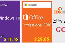 Cheap software keys from Cdkoffers.com with a 25% discount