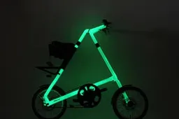 Glow in the Dark Strida Folding Bike!