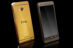 The HTC One, now in Gold!