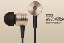 Xiaomi Piston Headphones now available in Gold