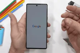 Google Pixel 6 Pro durability test: overall bending resistance is good