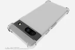 Google Pixel 7a third-party clear case exposure: rear dual camera