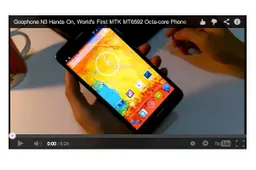Hands on Video with the 8-core GooPhone N3