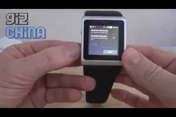 GooPhone Smartwatch hands on Video, plus $50 discount for GizChina readers