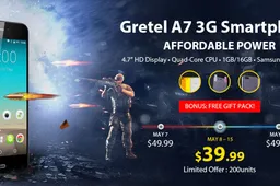 Gretel A7 First Hands-on Video, available at Gearbest for $39.99