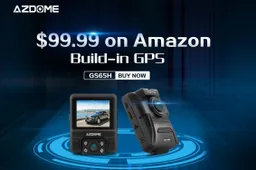 Azdome GS65H Car DashCam now on sale at Amazon