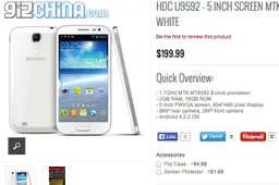 HDC U9592 is the world’s cheapest Octacore phone at just $200!