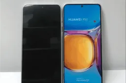 Huawei P50 real image with a "dual-loop" camera design appears online