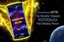 HOMTOM HT70 will be the thinnest 10.000 mAh full display phone