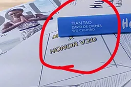 Honor V20 Maserati Edition leaked online