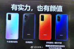 Honor V30 case render shows device's back in all glory