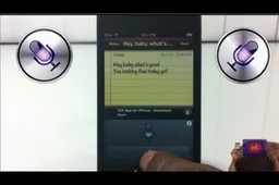 Cydia Hack Brings Siri Dictation to iPhone 4, iPhone 3GS and iPod