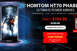 Get the big battery HOMTOM HT70 even cheaper