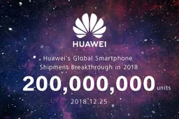 Huawei ships 200 million phones in 2019