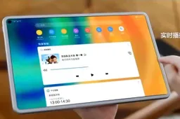 Huawei MediaPad M7 may use a punch-hole screen design