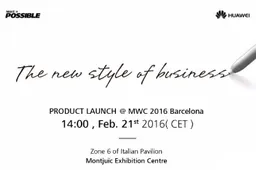 Huawei tease a stylus phone for MWC 2016