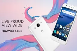 Huawei Y3 (2018) Android Go smartphone silently debuts