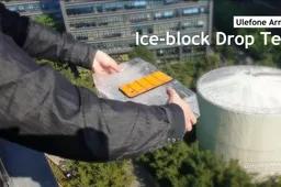 Ulefone put the Armor through an Ice Block test