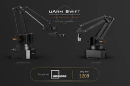 Affordable open source robotic arms coming with uArm Swift