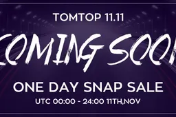 Play the 11.11 lottery with the Tomtop e-shop