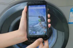 Video : Washing machine adventures of rugged Nomu S30