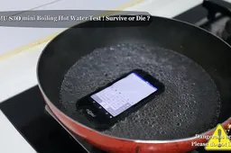 Video: NOMU Boils the S30 Mini In A Pan Of Water!
