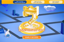 Geekbuying's 7th anniversary coming with some special promo events