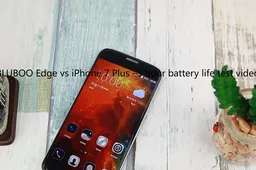 Bluboo Edge vs iPhone 7 Plus - battery life test video