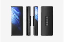 Samsung Galaxy Z Fold with tri-folding display and foldable camera appears in patent