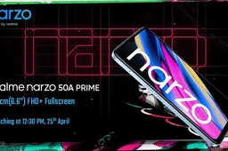 Realme Narzo 50A Prime will launch on April 25