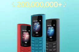 Nokia 105 series phones exceed 200 million units in sales