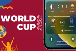 Top 5 iPhone Apps that support Live Activities; One helps to track the FIFA World Cup