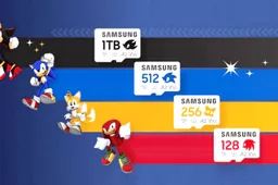 Samsung Announces New microSD Cards with Sonic Characters
