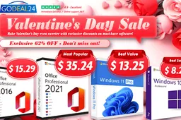 Sweetheart Deal: Office 2021 Pro for $35.24 Lifetime and Windows 11 Pro at a Special Valentine’s Price!