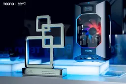 TECNO’s MEGA MINI Gaming G1 Shines at GLOMO Awards 2025 during MWC 2025