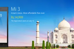 Xiaomi Mi3 to go on pre-order in India July 15th at an incredible price of 15,000 INR