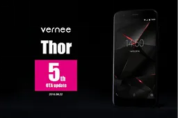 Vernee Thor getting a fifth firmware update already.