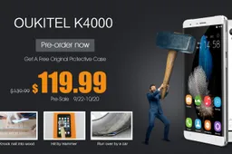 $119.99 Oukitel K4000 specs confirmed and pre-sales begin today