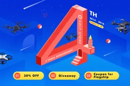 Big Discounts and Giveaway to Celebrate Holy Stone 4th Year Anniversary
