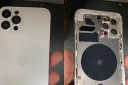 iPhone 12 Pro chassis appears on a video