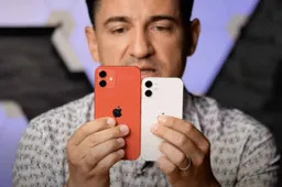 The small iPhone 12 Mini is shown live for the first time