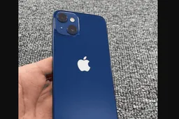 First look at the iPhone 13 mini real image - redesigned rear camera