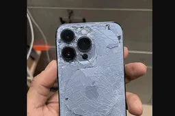 First image of a shattered iPhone 13 Pro appears online