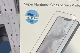 iPhone 13 / Pro tempered glass exposure - the notch is really small